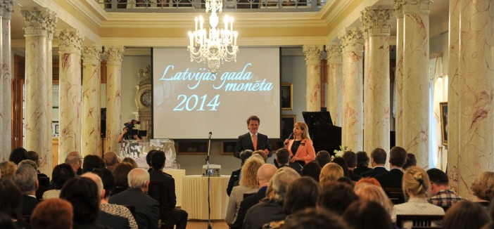 FOTO: 'Latvijas gada monēta 2014' pasakums 'Rīgas vēstures un kuģniecības muzejā'