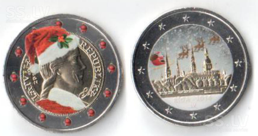 Ziemassvētku 2 eiro Milda